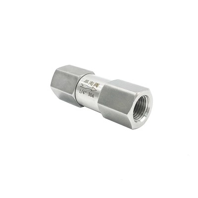 china Supplier High Pressure 304 316l Stainless Steel Internal Thread Check Valve non-return valves