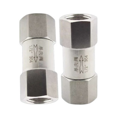 stainless steel wire buckle check valve high pressure check valve Hydraulic in Line Check Valve 8 GPM 5000 PSI 3/8inch NPT Ports