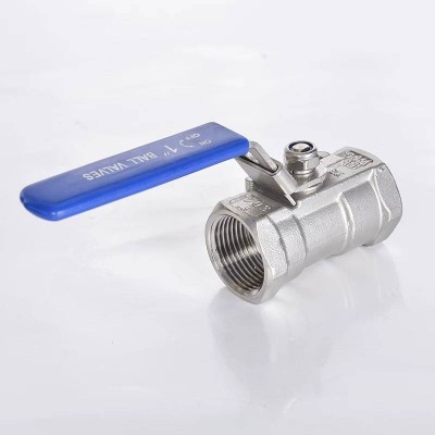 1000 WOG 201 304 316 Stainless Steel female-threaded ball valve 1PC ball valves