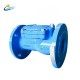 ductile iron swing flanged water rubber flapper check valve