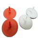 Multi colour air one way check valve silicone rubber small umbrella valve